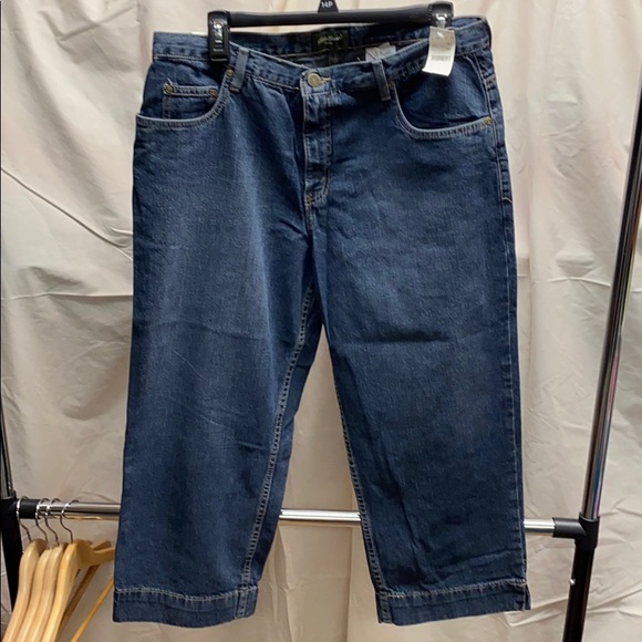 14P Eddie Bauer Jean capris NWT - Picture 3 of 4